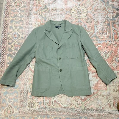 Chaqueta Blazer Engineered Garments Bedford Oliva Para Hombre Talla XS Delgada Doble Tela Foto 1 de 4