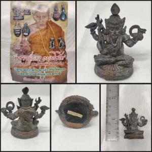 Amuleto Ruesi Narai di LP Nong Thai Charm Protezione Fortuna Talismano Magico - Foto 1 di 2