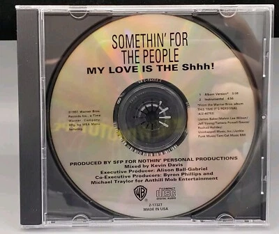Somethin For The People - My Love Is The Shhh! (CD only, 1997) Rare Single EX - Image 1 of 4