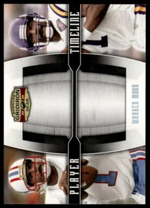 2008 Donruss Gridiron Gear #PT-3 Warren Moon Player Timeline Silver #/250 - Picture 1 of 2