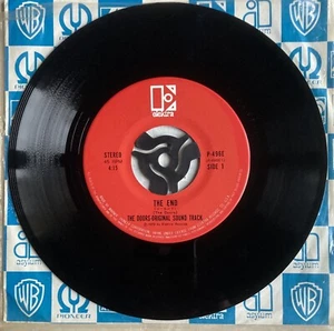 The Doors - The End Japan Import 7” vinyl Single Apocalypse Now 1978 Elektra - Picture 1 of 4