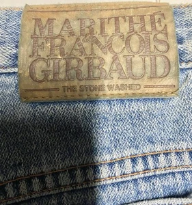 Vintage Marithe Francois Girbaud BLUE DENIM Jeans Herren 31 LOGO Stonewashed Hose - Bild 1 von 6
