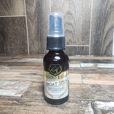 Spray Garganta Lomatium 1oz 30 ml Bayas de Saúco ELM Regaliz Cereza Salvaje Foto 1 de 4
