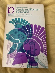 Book Selections from Greek and Roman Historians (Rinehard Editions 1957) BB8NS - Picture 1 of 9