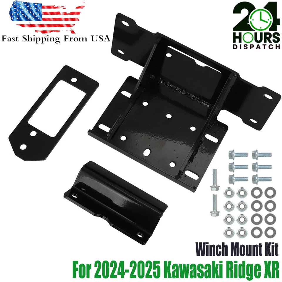 Suporte de guincho 102225 para Kawasaki Ridge XR 2024-2025 limitado HVAC Deluxe Ranch EUA - Imagem 1 de 4