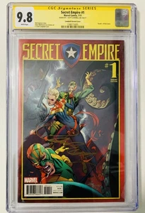 Secret Empire #1 CGC 9.8 SS Signed J. Scott Campbell Variant Captain Marvel - Picture 1 of 5