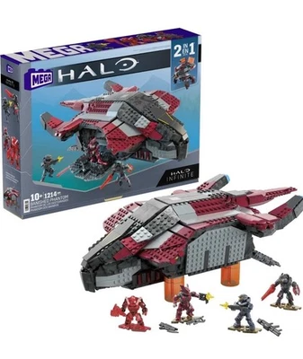 Halo Infinite Toy Building Sets, Banished Phantom Aircraft with 1214 Pieces, ... - Image 1 of 4