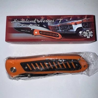 STOCKING STUFFER para EMTs Regalo Cuchillo Plegable Hoja Inoxidable Cinturón/Clip de Bolsillo Foto 1 de 4