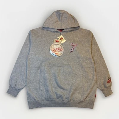 Sudadera con Capucha Vintage Años 90 JNCO Jeans Gris Bordado Dados XL Nueva con Etiquetas Foto 1 de 4