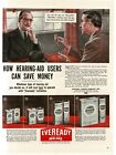 1946 Eveready Mini-Max piles pour utilisateurs d'aides auditives vintage publicité imprimée