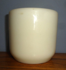 Vintage Corning WWII Navy Watchman Milk Glass Mug Hand Warmer No Handle