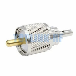 UHF PL-259 PL259 Male Plug Straight Crimp Connector For RG316 RG174 LMR100 Cable - Picture 1 of 4
