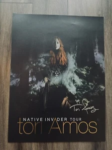 TORI AMOS - 2017 NATIVE INVADER - RARE SIGNED LITHOGRAPH POSTER! - Picture 1 of 3