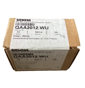 SIEMENS QAA2012.WU ROOM TEMPERATURE SENSOR 1K Ohm Pt RTD, Sensing Only - Picture 1 of 2