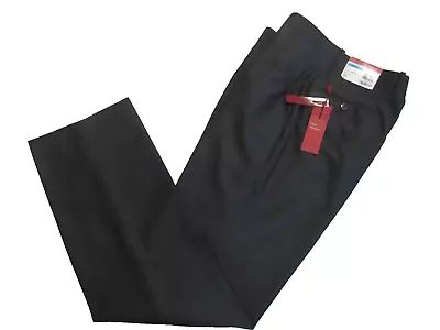 Alfani Men's Flat-Front Slim-fit Charcoal Wrinkle-Resistant Size 36X34 NWT - Image 1 of 4