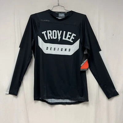 Troy Lee Designs TLD Skyline Air LS Cycling Jersey Aircore Black Men's Medium - Image 1 of 3