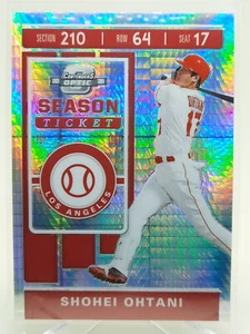 Shohei Ohtani 2020 Panini Chronicles Optic Contenders Hyper Prizm #13 SP /299 - Picture 1 of 4