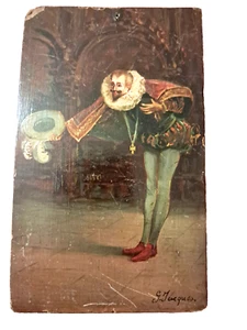 ANTIGUO RETRATO MINIATURA, Henri Duc de Guise (Firmado) - Imagen 1 de 8