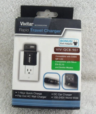 Cargador de viaje rápido Vivitar Foto 1 de 2