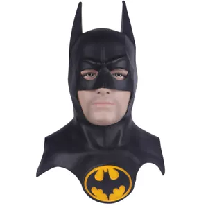 Versión de 1989 The Batman Mask Cosplay Superhero Bruce Wayne Full Head Mask Props - Imagen 1 de 12