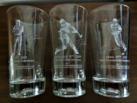 TROY TULOWITZKI LIMITED EDITION COMMEMORATIVE 16 OZ. GLASS SET (SET OF 5) Cover