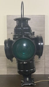 Vintage Adlake nicht schwitzende Lampe Chicago 4 Wege Schalter Laterne mit Licht - Bild 1 von 24