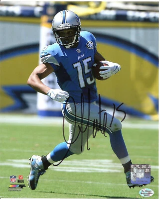 GOLDEN TATE Lions 8X10 Autographed Photo with BDS COA #2627 - Image 1 of 3