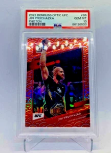 UFC 2022 "JIRI PROCHAZKA" #86 Photon PSA 10 Donruss Optic Prizm Case Hit SSP - Picture 1 of 3