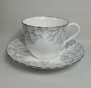 Spode Gray Coral Fine Bone China Tea Cup Set RARE Vintage Replacement - Picture 1 of 10