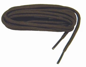 2 Pair - Round 4mm thick Heavy Duty braided boot shoelaces shoestrings *NEW* - Picture 1 of 12