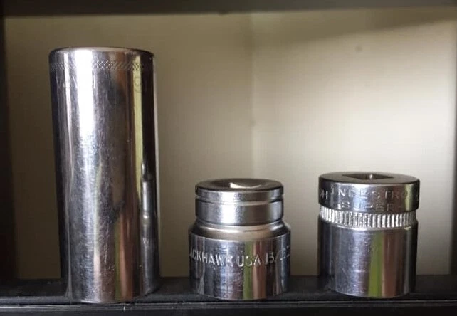  HECHO EN EE. UU. 13/16" 7/8" 15/16" 1" enchufes 3/8 1/2 precio de unidad cada 6pt 12pt herramientas  Foto 1 de 1