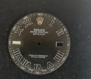 Rolex 116334 Datejust genuino, 41 mm carbón números romanos esfera, modelo (43) - Imagen 1 de 3