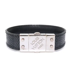 Echtes Louis Vuitton Graphit Check it Armband schwarz/grau/silber M6606 - w1199a - Bild 1 von 10