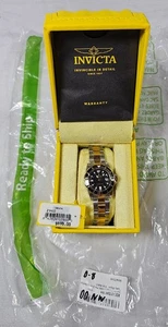 Reloj de buceo profesional Invicta para mujer - 2960 - Correa dorada y plateada - NECESITA BATERÍA - Imagen 1 de 3