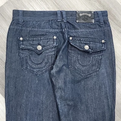 Jeans Vintage Y2K Imperious Sueltos Patinador Punk Sueltos Bolsillo Solapa Hip Hop 36x32 Foto 1 de 4