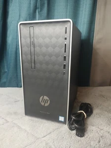 HP PAVILION 590-P0045XT DESKTOP i7 8TH GEN 64 Bit 3.2GHZ/8GBRAM/ 1TB/WIN 10 Home - Picture 1 of 19