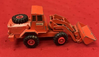 Lesney Matchbox King Size No. Pala de tractor K-3 Hatra (desgaste de pintura) Foto 1 de 4