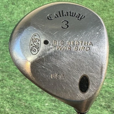 Vintage Callaway Big Bertha War Bird 3 Wood Fairway Golf Club Memphis 10 - Image 1 of 4