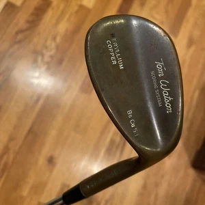 RAM Tom Watson Beryllium Copper BeCU 53 Sand Wedge 53* RH Steel Shaft Used 35” - Picture 1 of 11