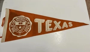 Texas Longhorns Football Vintage Filz Wimpel 28" - Bild 1 von 10