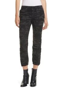Nili Lotan Damenhose anthrazit Tarnmuster Knöchel kurz geschnitten französische Militärhose 6 $ 395 - Bild 1 von 8