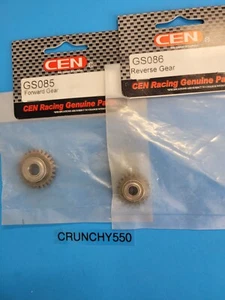 Vintage CEN Racing Parts Lot (2) GS085 GS086 Forward Gear Reverse Gear RC Part - Picture 1 of 3