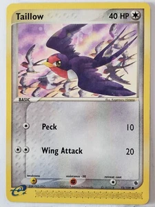 Tailow 72/109 VLP - EX Ruby Sapphire Pokemon Card - Kagemaru Himeno Art - Picture 1 of 2