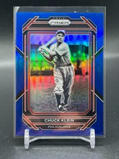 2023 Panini Prizm - Blue Prizm #182 Chuck Klein #115/149 - Philadelphia Phillies