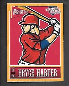 BRYCE HARPER   2013 TRIPLE PLAY #89   NATIONALS   FREE COMBINED SHIPPING - Picture 1 of 1