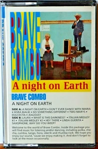 Cassette Brave Combo A Night on Earth TESTED Latin Rock Polka Pop Ska NICE - Picture 1 of 4