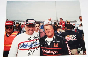 Vintage A.J. Foyt #14 NASCAR Signed Autographed 8 x 10 Photo Personalized - Picture 1 of 4
