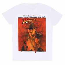 Indiana Jones - Raiders Of The Lost Ark Poster Unisex White T-Shirt  - K777z