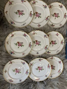 Haviland Chantilly (9) Bread & Butter Plates, 6 1/2" - Picture 1 of 7