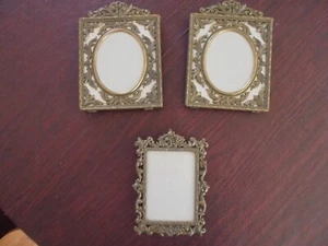 Italian Picture Frame Brass Action Maker Set of 3 Vintage - Bild 1 von 6